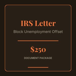 IRS Letter - Block Unemployment Offset